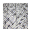 Gray Silk FoulardDescription: The product with MPN 8088141 and code F80615 silk in gray is a foulards designed by Burberry. It has features like print which can vary. Additional Info: Measurements: 90×90 cm Composition: 100% silk Secondary color: Blue MPN