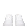 White Leather Low Top SneakersDescription: The product with MPN 8083385 and code F80772 leather in white is a sneakers designed by Burberry. It has features like side logo. Additional Info: Style: Sporty Glam Closing type: Lace up Closure Shoe sole: Rubbe