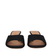Black Linen SandalsDescription: The product with MPN OWIJ027FAB0011009 and code F80832 linen in black is a sandals designed by Off-White. Additional Info: Shoe sole: Leather Heel height: 5 cm Shoe tip: Open toe Heel type: Mid heels MPN: OWIJ027FAB0011009