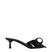 Black Leather SandalsDescription: The product with MPN 1XX6913LOC055F0002 and code F80994 patent leather in black is a sandals designed by Prada. It has features like front detail. Additional Info: Style: Casual Shoe sole: Leather Heel height: 5.5 cm Shoe