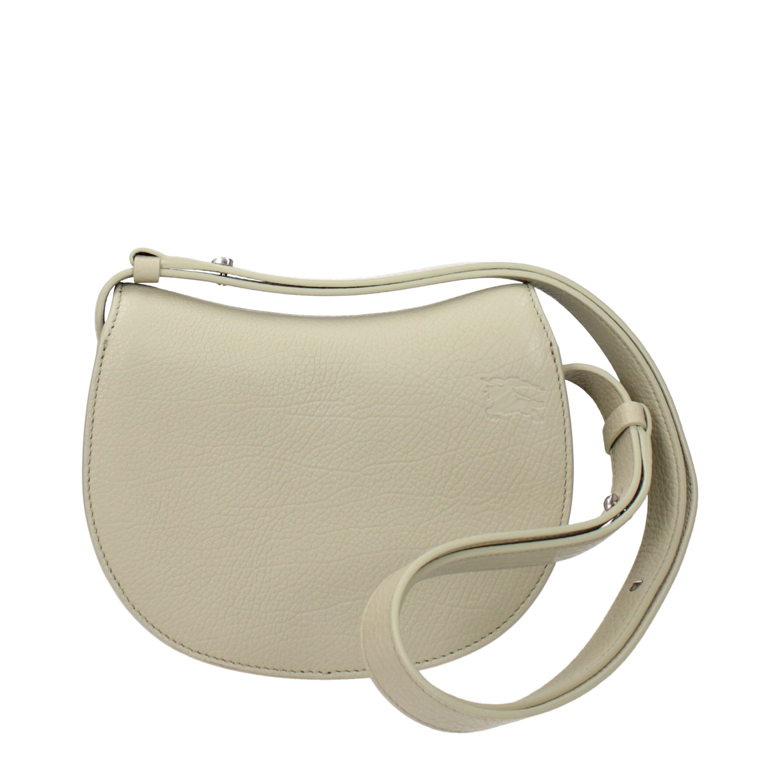 Green Leather Shoulder BagDescription: The product with MPN 8081167 and code F80932 leather in green is a shoulder bags designed by Burberry. It has features like adjustable shoulder. Additional Info: Color details: Silver Style: Casual Bag size: Mini Han