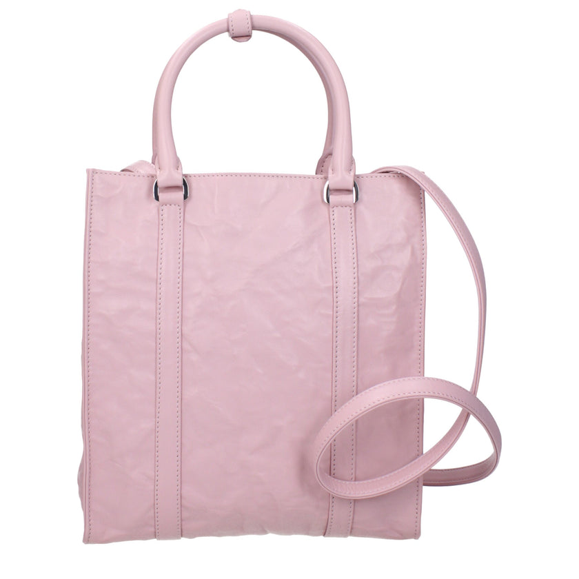 Pink Leather HandbagDescription: The product with MPN 1BG458UVLMOOF0E18 and code F81236 leather in pink is a handbags designed by Prada. It has features like front logo, removable shoulder, adjustable shoulder. Additional Info: Color details: Silver Bag s