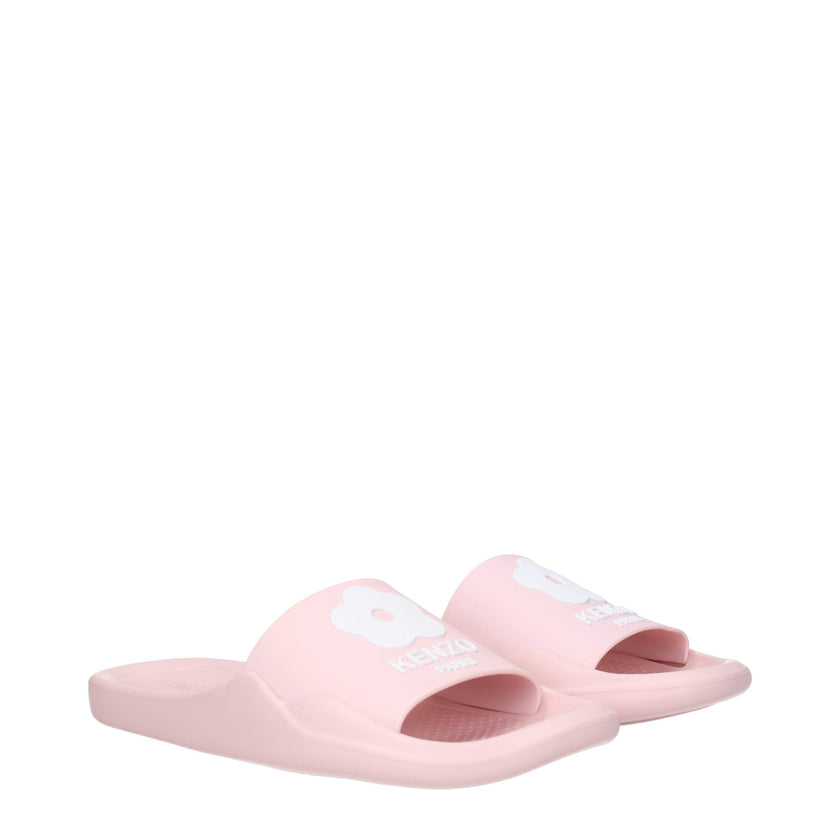 Pink Cotton SlippersDescription: The product with MPN FE52MU110P5134 and code F81417 rubber in pink is a slippers and clogs designed by Kenzo. It has features like front logo. Additional Info: Style: Casual Shoe sole: Rubber Shoe tip: Open toe Heel type: