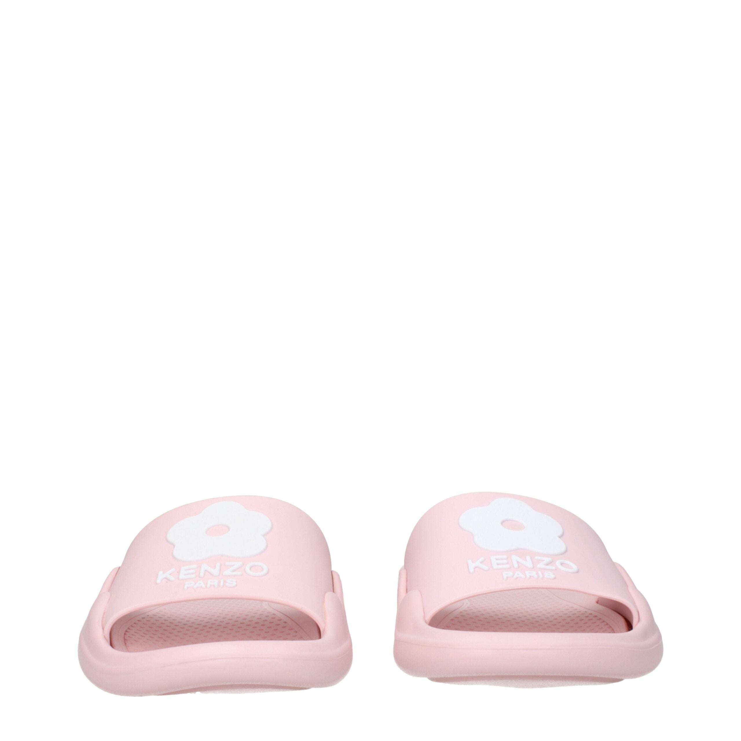 Pink Cotton SlippersDescription: The product with MPN FE52MU110P5134 and code F81417 rubber in pink is a slippers and clogs designed by Kenzo. It has features like front logo. Additional Info: Style: Casual Shoe sole: Rubber Shoe tip: Open toe Heel type: