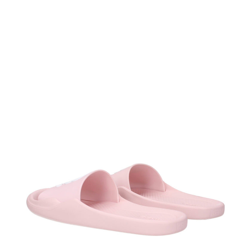 Pink Cotton SlippersDescription: The product with MPN FE52MU110P5134 and code F81417 rubber in pink is a slippers and clogs designed by Kenzo. It has features like front logo. Additional Info: Style: Casual Shoe sole: Rubber Shoe tip: Open toe Heel type: