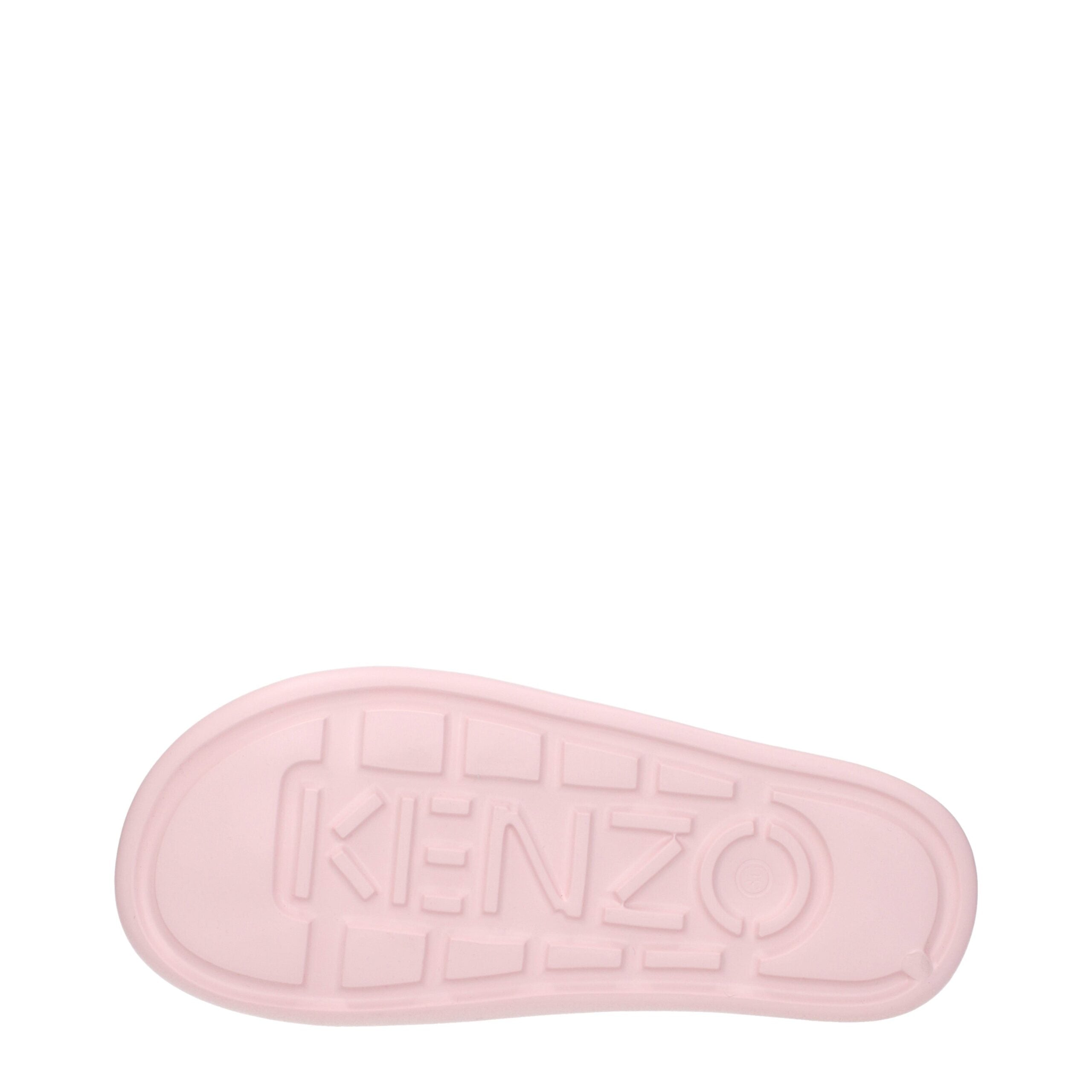 Pink Cotton SlippersDescription: The product with MPN FE52MU110P5134 and code F81417 rubber in pink is a slippers and clogs designed by Kenzo. It has features like front logo. Additional Info: Style: Casual Shoe sole: Rubber Shoe tip: Open toe Heel type: