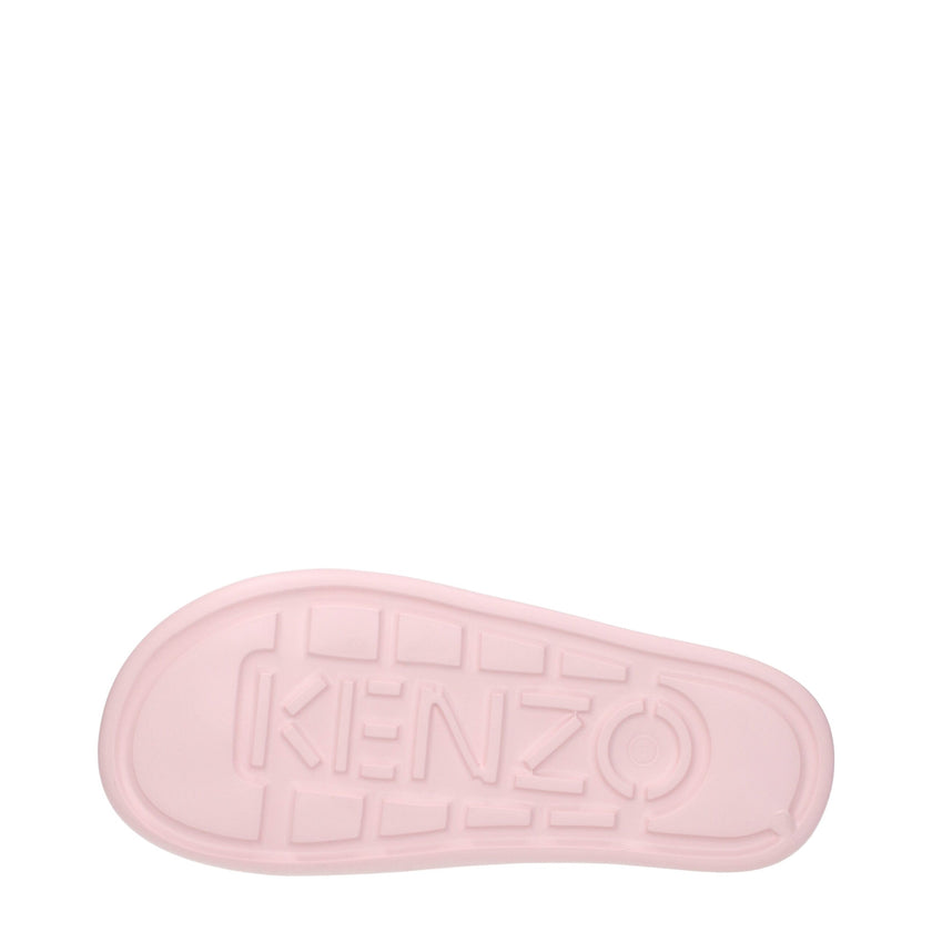 Pink Cotton SlippersDescription: The product with MPN FE52MU110P5134 and code F81417 rubber in pink is a slippers and clogs designed by Kenzo. It has features like front logo. Additional Info: Style: Casual Shoe sole: Rubber Shoe tip: Open toe Heel type: