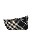 Black Fabric Crossbody BagDescription: The product with MPN 8087625 and code F81774 fabric in black is a crossbody bags designed by Burberry. It has features like adjustable shoulder. Additional Info: Style: Casual Bag size: Medium Depth: 14 cm Closing ty