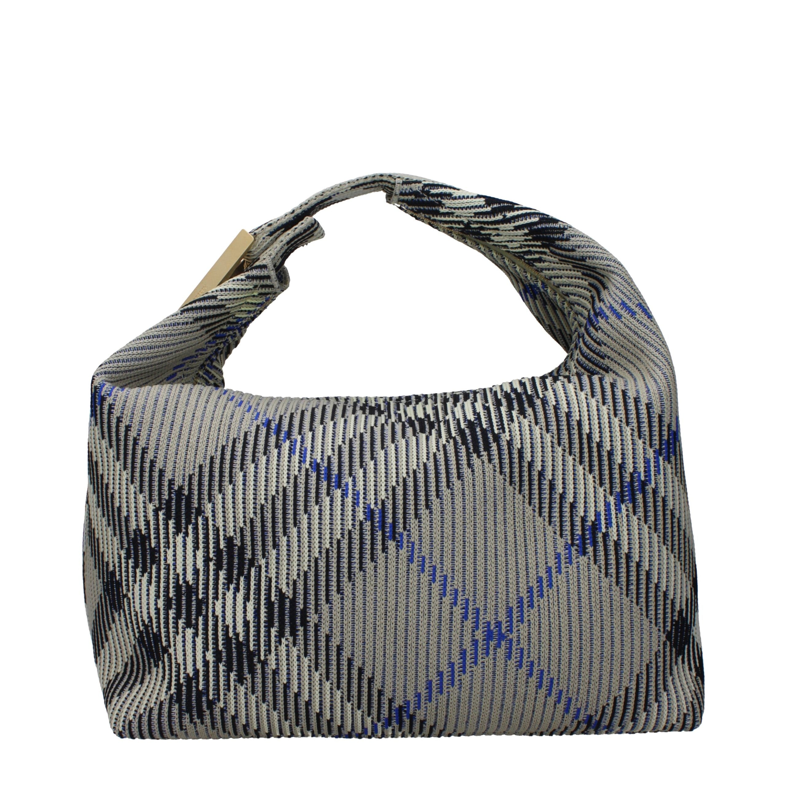 Green Synthetic Handbag with Zip Closure by Burberry