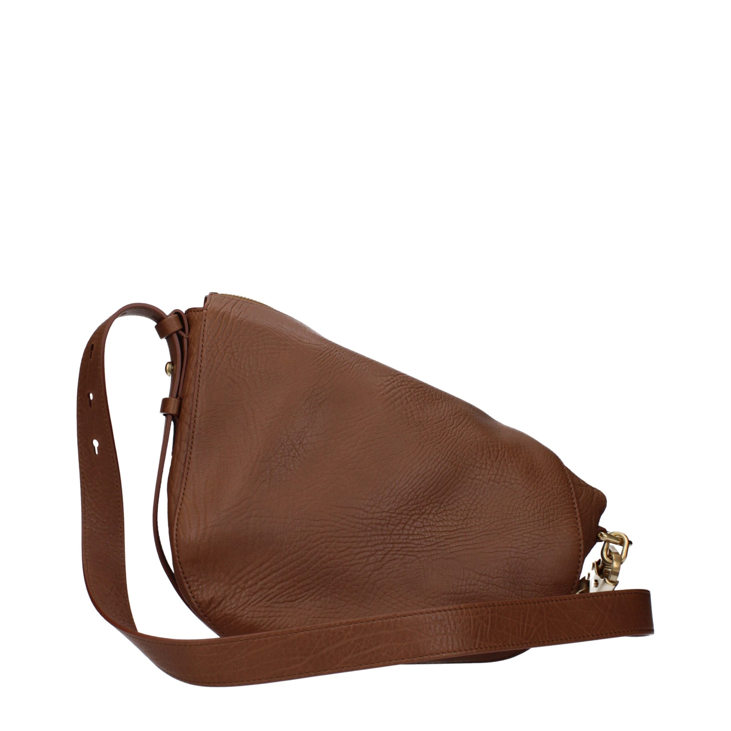 Brown Leather Crossbody BagDescription: The product with MPN 8092816 and code F82411 leather in brown is a crossbody bags designed by Burberry. It has features like adjustable shoulder, removable shoulder. Additional Info: Style: Casual Bag size: Medium D
