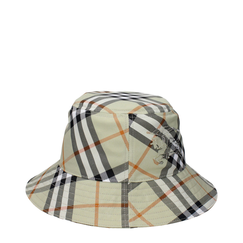 Green Fabric Bucket HatDescription: The product with MPN 8094798 and code F82509 fabric in green is a hats designed by Burberry. It has features like back logo. Additional Info: Composition: 100% polyester Secondary color: Sage MPN: 8094798 New collection