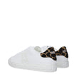White Leather Low Top SneakersDescription: The product with MPN 10144601A124236WE10 and code F82530 leather in white is a sneakers designed by Versace. It has features like front logo, side logo, back logo. Additional Info: Closing type: Lace up Closure M
