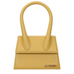 Yellow Leather HandbagDescription: The product with MPN 213BA0023060290 and code F80361 leather in yellow is a handbags designed by Jacquemus. It has features like front logo, adjustable shoulder, removable shoulder. Additional Info: Color details: Gold S