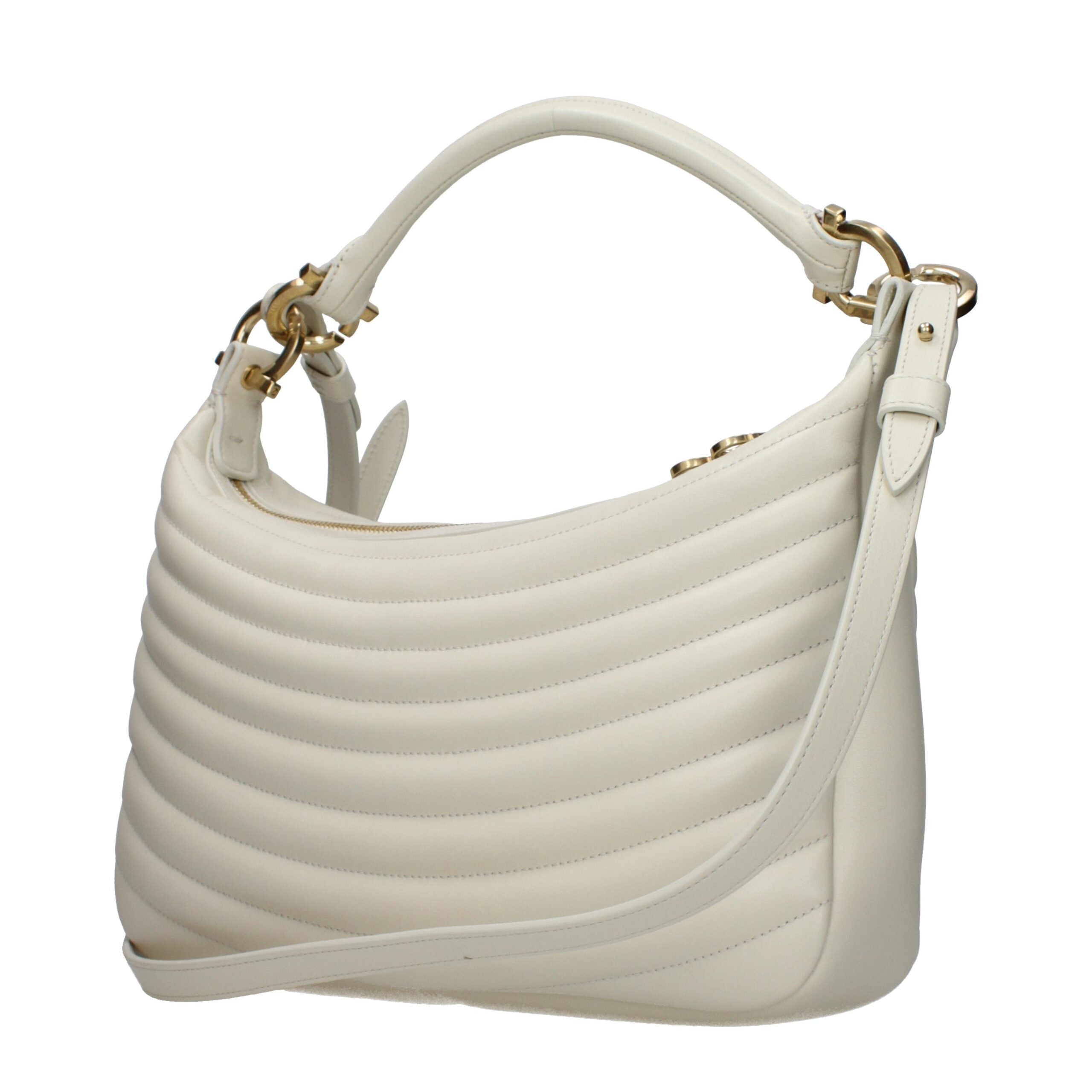 Beige Leather HandbagDescription: The product with MPN 2194120776653 and code F83247 leather in beige is a handbags designed by Salvatore Ferragamo. It has features like logo, removable shoulder, adjustable shoulder, removable handle.Beige Leather Handbag