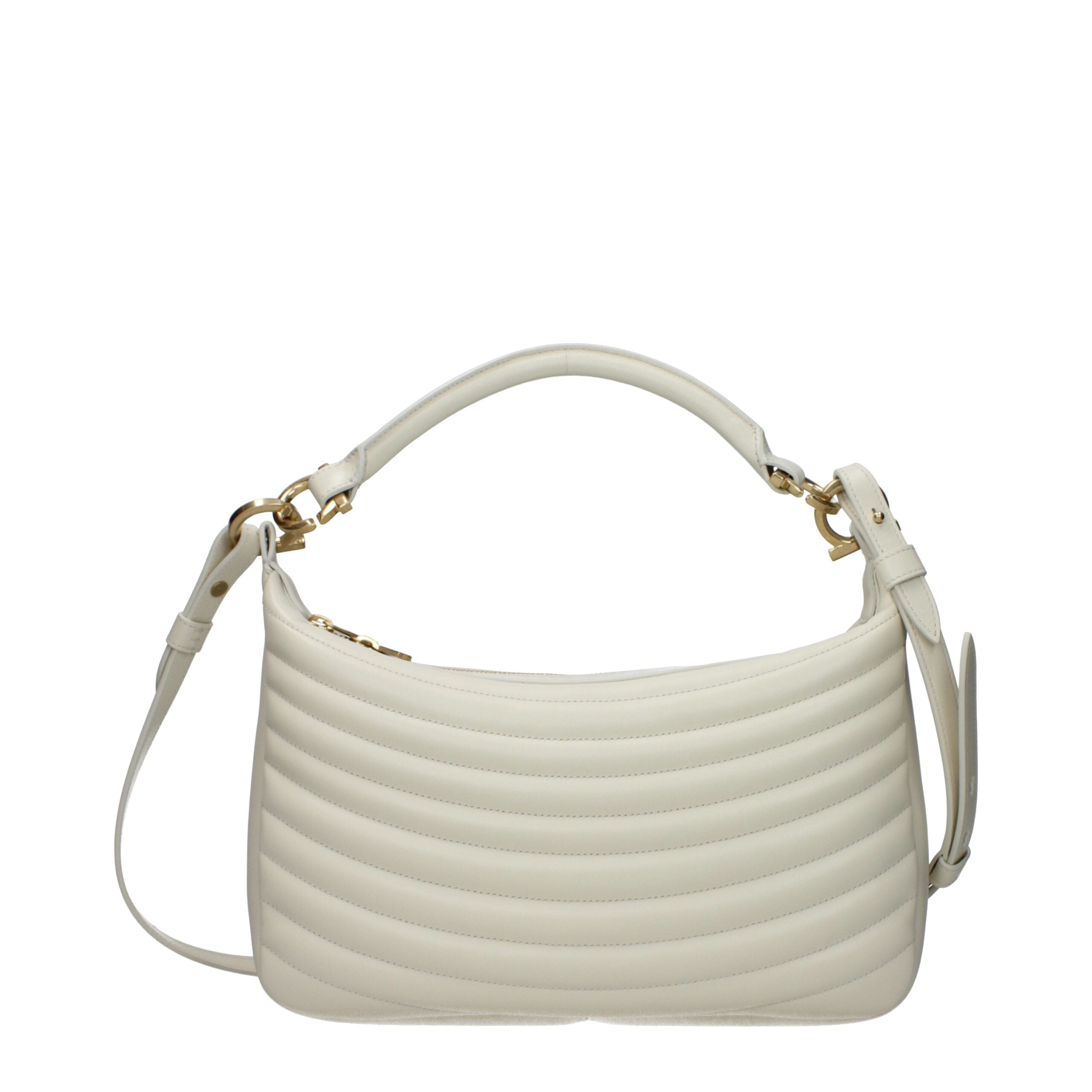 Beige Leather HandbagDescription: The product with MPN 2194120776653 and code F83247 leather in beige is a handbags designed by Salvatore Ferragamo. It has features like logo, removable shoulder, adjustable shoulder, removable handle.Beige Leather Handbag