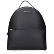 Black Leather BackpackDescription: The product with MPN 35F3G6HB6LBLACK and code F83403 leather in black is a backpacks and bumbags designed by Michael Kors. It has features like front logo, back adjustable straps.Black Leather Backpack${tagsMichael KorsA
