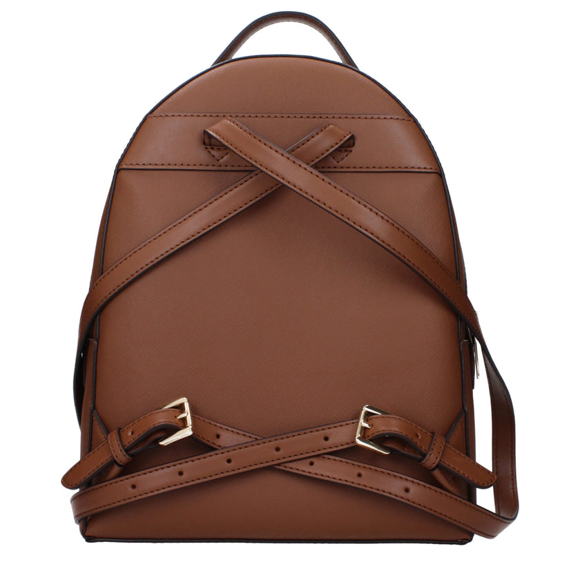 Brown Leather BackpackDescription: The product with MPN 35F3G6HB6LLUGGAGE and code F83403 leather in brown is a backpacks and bumbags designed by Michael Kors. It has features like front logo, back adjustable straps.Brown Leather Backpack${tagsMichael Kor