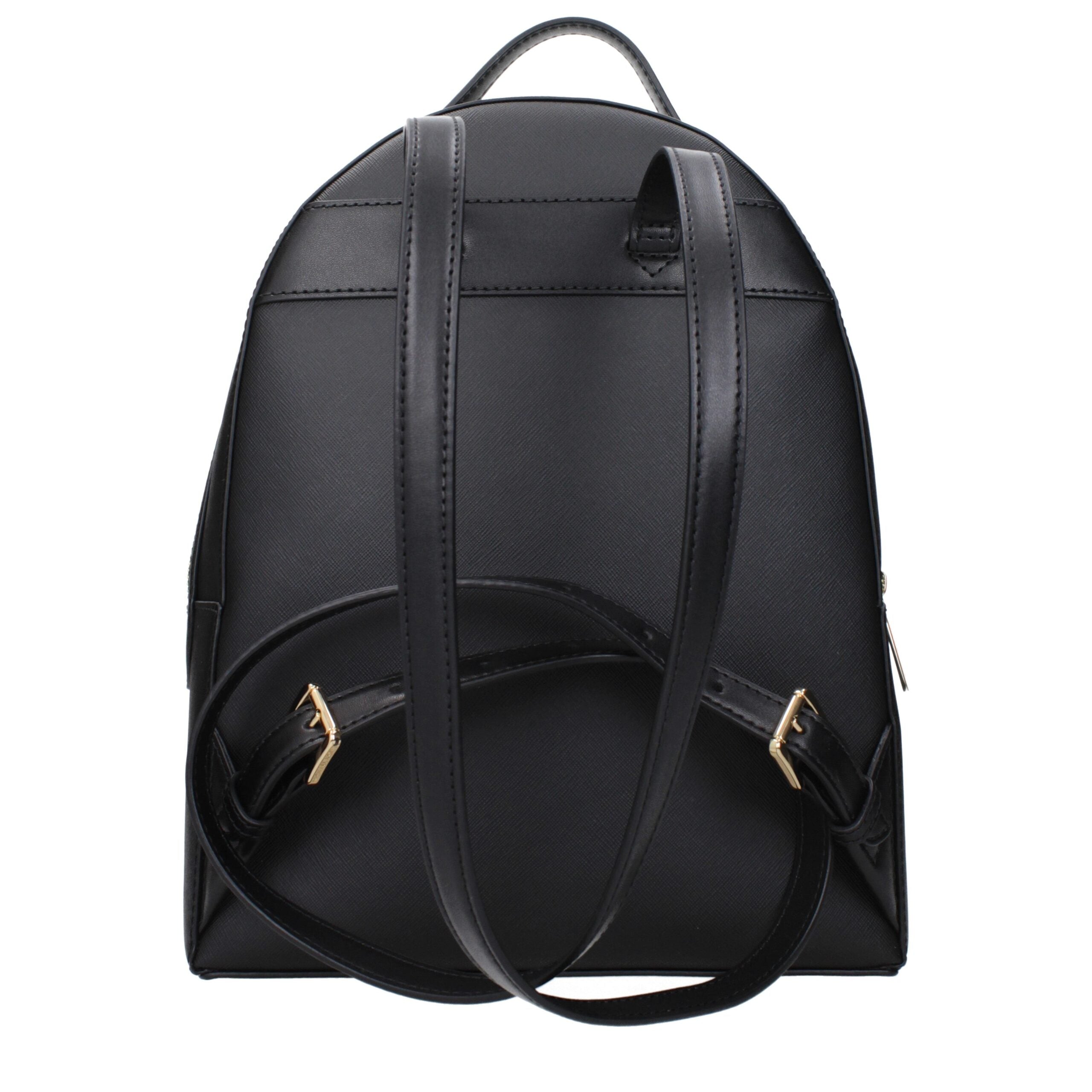 Black Leather BackpackDescription: The product with MPN 35F3G6HB6LBLACK and code F83403 leather in black is a backpacks and bumbags designed by Michael Kors. It has features like front logo, back adjustable straps.Black Leather Backpack${tagsMichael KorsA