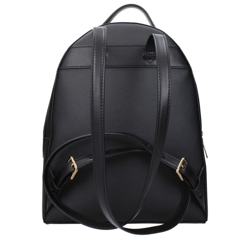 Black Leather BackpackDescription: The product with MPN 35F3G6HB6LBLACK and code F83403 leather in black is a backpacks and bumbags designed by Michael Kors. It has features like front logo, back adjustable straps.Black Leather Backpack${tagsMichael KorsA