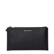 Black Leather Clutch BagDescription: The product with MPN 35S4GTVW3LBLACK and code F83408 leather in black is a clutches designed by Michael Kors. It has features like front logo.Black Leather Clutch Bag${tagsMichael KorsAulae Black Leather Clutch Bag Mic