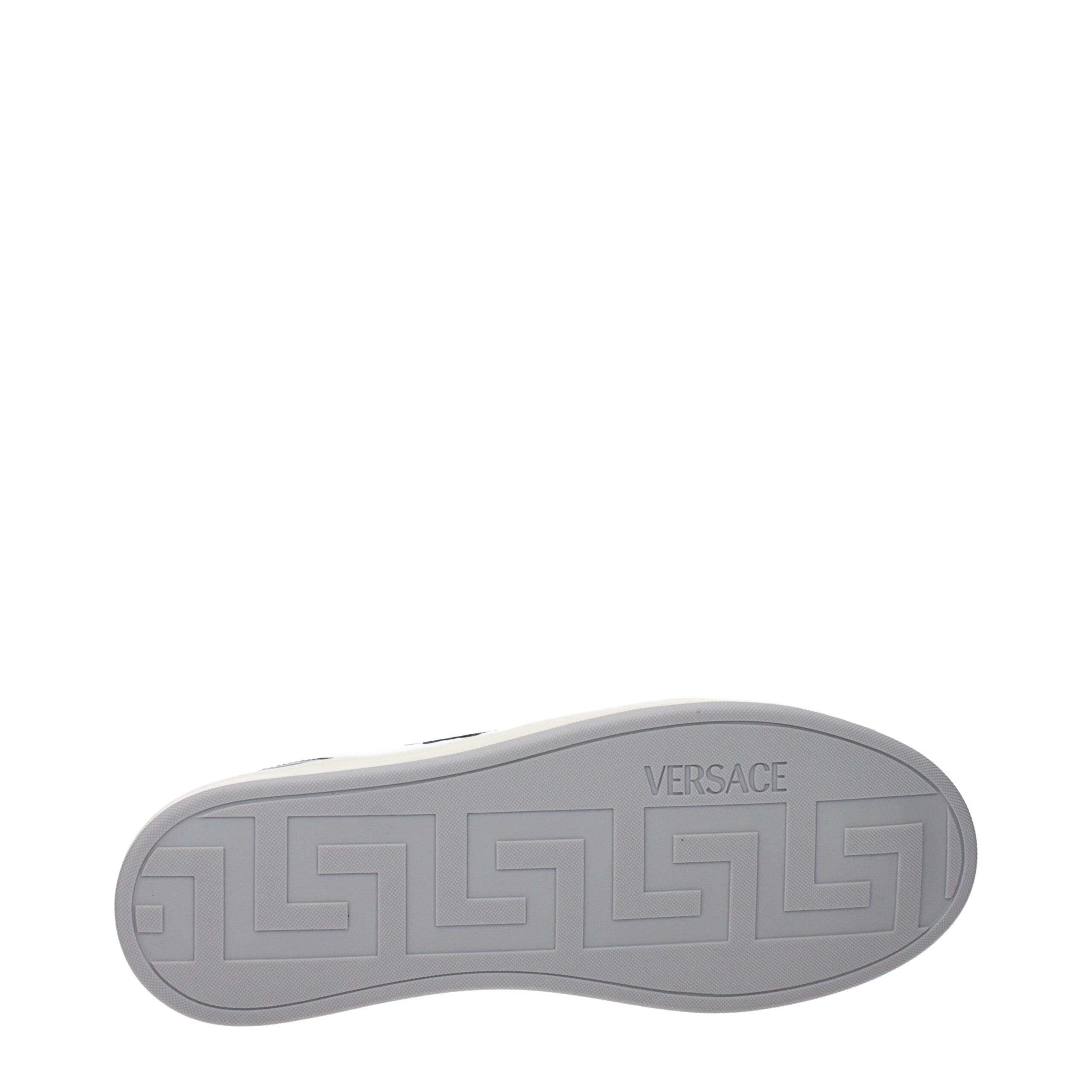 White Leather Low Top SneakersDescription: The product with MPN 10133771A115542B020 and code F83436 leather in white is a sneakers designed by Versace. It has features like front logo, back logo.White Leather Low Top Sneakers${tagsVersaceAulae White Leath