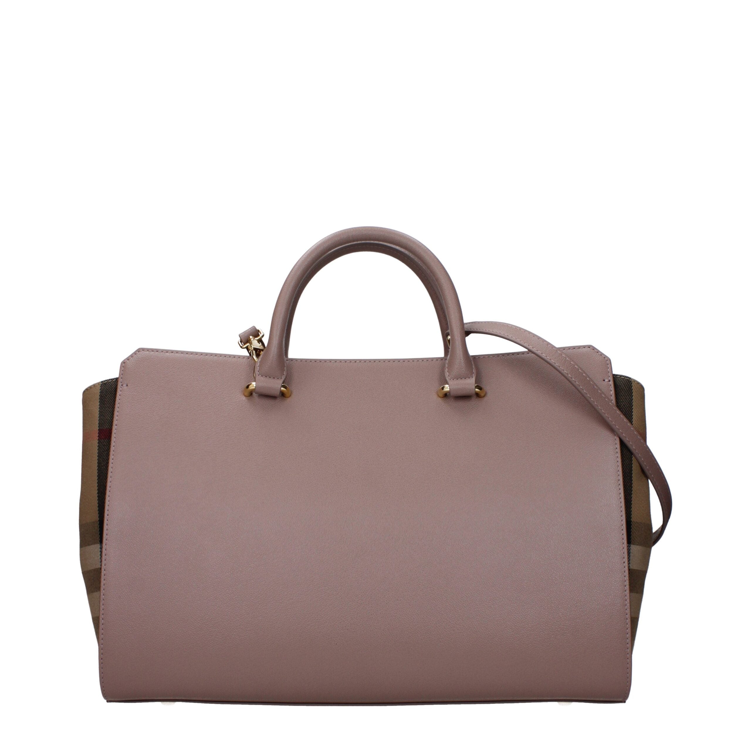 Gray Leather Handbag with Adjustable Shoulder Strap