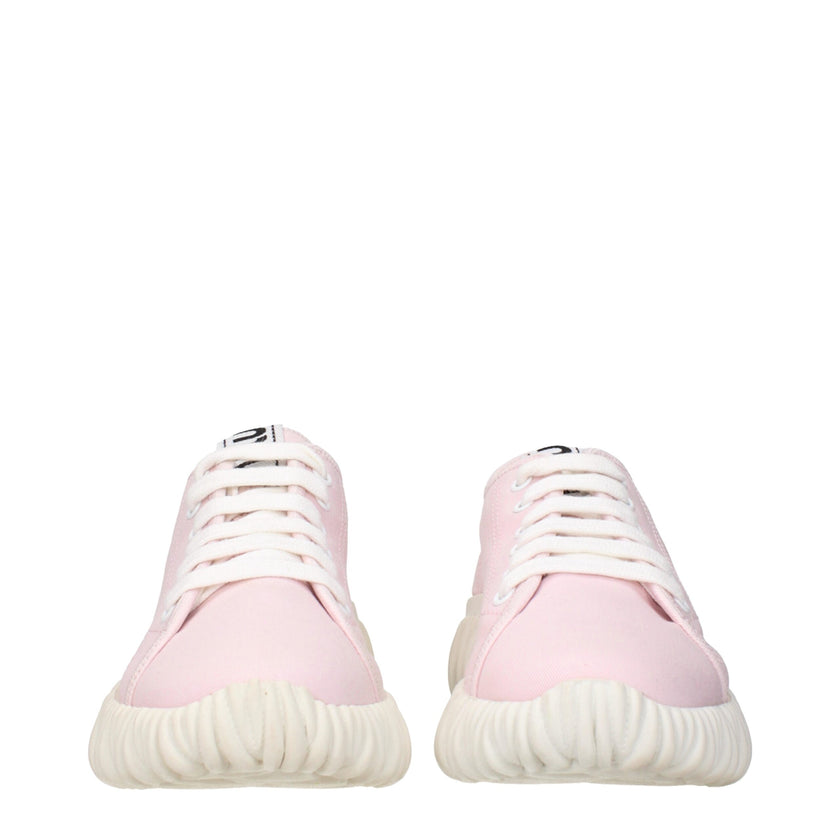 Pink Fabric Low Top SneakersDescription: The product with MPN 5E373DGUD010F0E18 and code F83678 fabric in pink is a sneakers designed by Miu Miu. It has features like front logo, back logo.Pink Fabric Low Top Sneakers${tagsMiu MiuAulae Pink Fabric Low Top