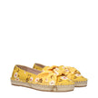 Yellow Fabric EspadrillesDescription: The product with MPN 5S037D3L8C025F0388 and code F83681 fabric in yellow is a espadrilles designed by Miu Miu. It has features like front detail.Yellow Fabric Espadrilles${tagsMiu MiuAulae Yellow Fabric Espadrilles Mi
