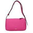 Pink Leather Shoulder BagDescription: The product with MPN 1014245DVIT2T1P86V and code F80309 leather in fuchsia is a shoulder bags designed by Versace. It has features like front detail, adjustable handle, back logo.Pink Leather Shoulder Bag${tagsVersace