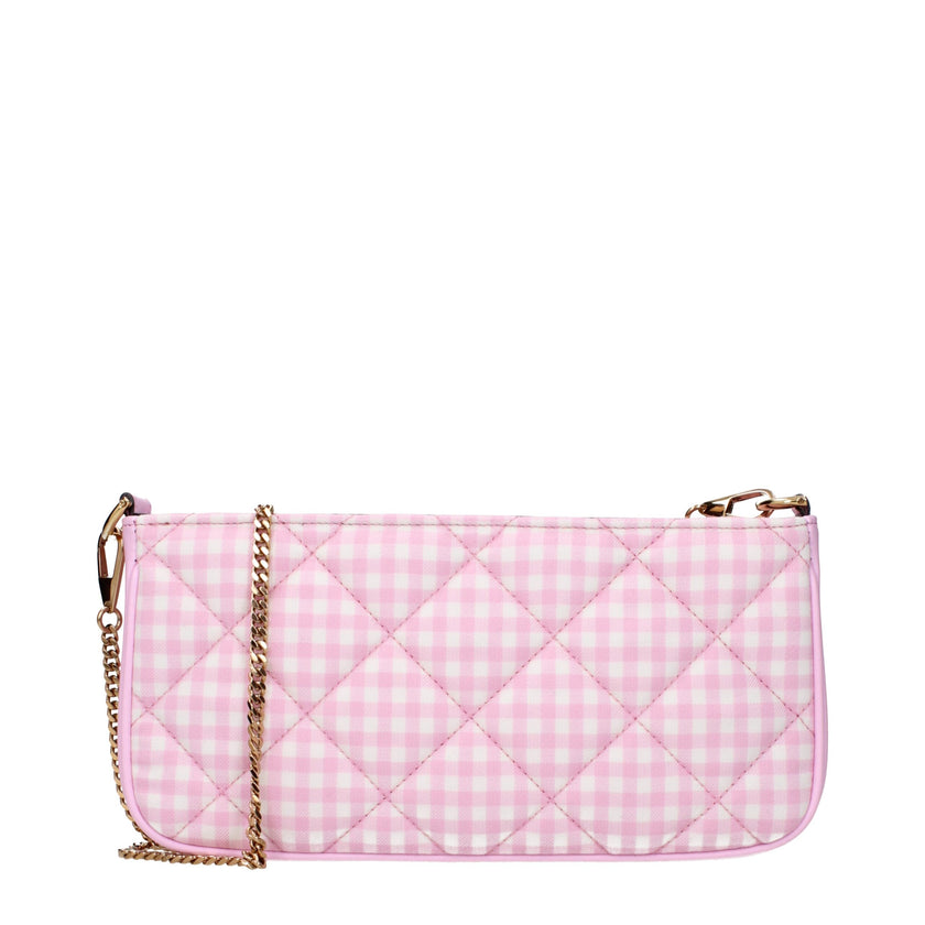 Pink Fabric Shoulder BagDescription: The product with MPN 10155411A139842PQ5VP and code F83750 fabric in pink is a shoulder bags designed by Versace. It has features like front detail.Pink Fabric Shoulder Bag${tagsVersaceAulae Pink Fabric Shoulder Bag Ver
