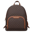 Brown Fabric BackpackDescription: The product with MPN 35S2G8TB2BBROWN and code F83864 fabric in brown is a backpacks and bumbags designed by Michael Kors. It has features like logo, front logo, adjustable straps.Brown Fabric Backpack${tagsMichael KorsAul