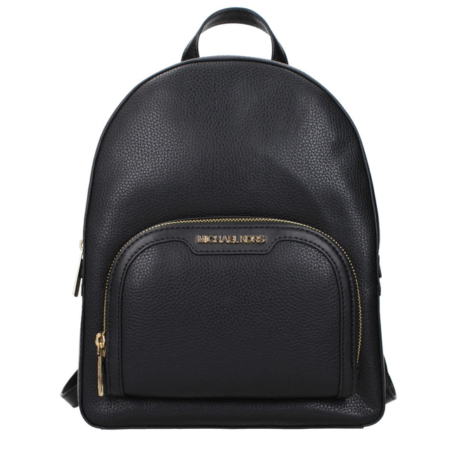 Black Leather BackpackDescription: The product with MPN 35S2G8TB2LBLACK and code F83865 leather in black is a backpacks and bumbags designed by Michael Kors. It has features like front logo, adjustable straps.Black Leather Backpack${tagsMichael KorsAulae