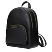Black Leather BackpackDescription: The product with MPN 35S2G8TB2LBLACK and code F83865 leather in black is a backpacks and bumbags designed by Michael Kors. It has features like front logo, adjustable straps.Black Leather Backpack${tagsMichael KorsAulae