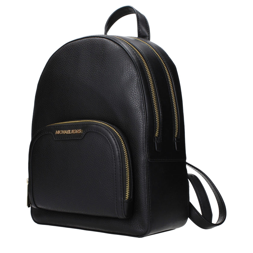 Black Leather BackpackDescription: The product with MPN 35S2G8TB2LBLACK and code F83865 leather in black is a backpacks and bumbags designed by Michael Kors. It has features like front logo, adjustable straps.Black Leather Backpack${tagsMichael KorsAulae