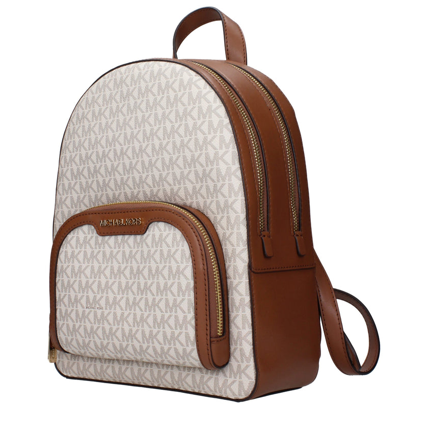Beige Fabric BackpackDescription: The product with MPN 35S2G8TB2BVANILLA and code F83864 fabric in beige is a backpacks and bumbags designed by Michael Kors. It has features like logo, front logo, adjustable straps.Beige Fabric Backpack${tagsMichael KorsA