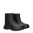 Black Cotton Ankle BootsDescription: The product with MPN 1T859M3LKD025F0002 and code F83672 rubber in black is a ankle boots designed by Prada. It has features like side logo, back logo. Additional Info: Style: Casual Shoe sole: Rubber Shoe tip: Round to