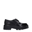 Black Leather Oxfords And DerbiesDescription: The product with MPN 353303602C38NO and code F83851 leather in black is a lace up and monkstrap designed by Celine. It has features like front logo, back logo.Black Leather Oxfords And Derbies${tagsCelineAulae