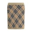 Beige Wool Mini SkirtBurberry’s wool-blend Miniskirt features refined Burberry Check embroidery that covers the entire surface, lending a touch of timeless elegance. The elastic waist ensures comfort and fit, while the ribbed hem adds a stylish detail. Un