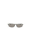 Black Metal SunglassesBalenciaga’s Rectangular Sunglasses combine a modern and distinctive design. Made of acetate, they feature curved temple designs with metallic detail at the end and an engraved logo. Designed for use without vision correction, they o