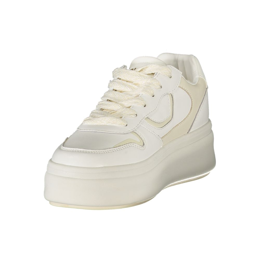Bianco Leather Women's Sneaker with Removable Insole by Blauer
