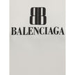 Gray Cotton T-ShirtBalenciaga’s Logo T-Shirt combines a minimal aesthetic with the house’s signature oversized lines. Made from soft cotton, it features a ribbed crew neck and dropped shoulders for a relaxed, contemporary fit. The printed logo on the fron