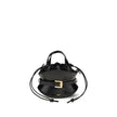 Shuffle mini HandbagThe Shuffle mini Handbag by Balmain, made of calfskin leather, combines functionality with sophisticated style. Featuring a belt with PB engraved metal buckle, the model can be carried by hand, over the shoulder or cross-body thanks to