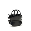 Shuffle mini HandbagThe Shuffle mini Handbag by Balmain, made of calfskin leather, combines functionality with sophisticated style. Featuring a belt with PB engraved metal buckle, the model can be carried by hand, over the shoulder or cross-body thanks to