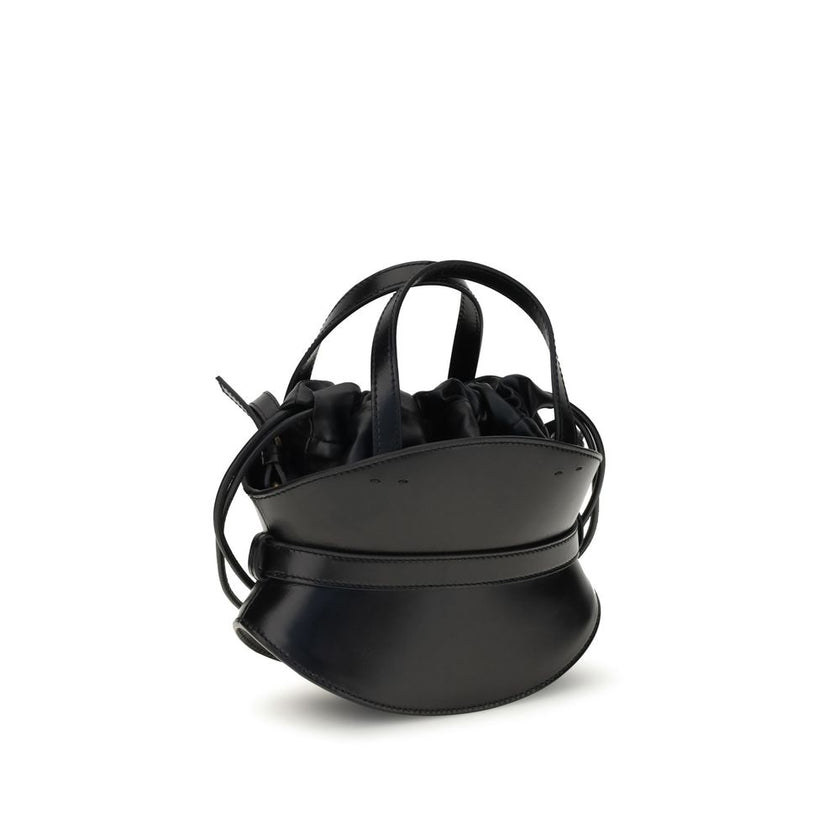 Shuffle mini HandbagThe Shuffle mini Handbag by Balmain, made of calfskin leather, combines functionality with sophisticated style. Featuring a belt with PB engraved metal buckle, the model can be carried by hand, over the shoulder or cross-body thanks to