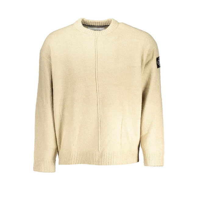 Beige Cotton SweaterLONG SLEEVED SWEATER, CREW NECK, CONTRAST DETAILS, APPLICATION, LOGOBeige Cotton Sweater${tagsCalvin KleinAulae Beige Cotton Sweater Calvin KleinAulae Beige Cotton Sweater LONG SLEEVED SWEATER, CREW NECK, CONTRAST DETAILS, APPLICATION,