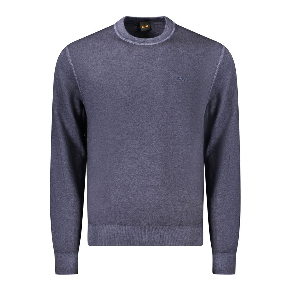 Blue Wool SweaterLONG SLEEVED T-SHIRT, CREW NECK, EMBROIDERY, LOGOBlue Wool Sweater${tagsHugo BossAulae Blue Wool Sweater Hugo BossAulae Blue Wool Sweater LONG SLEEVED T-SHIRT, CREW NECK, EMBROIDERY, LOGO 110296138070,11273,Blue,Cashmere - Sweaters - Clot