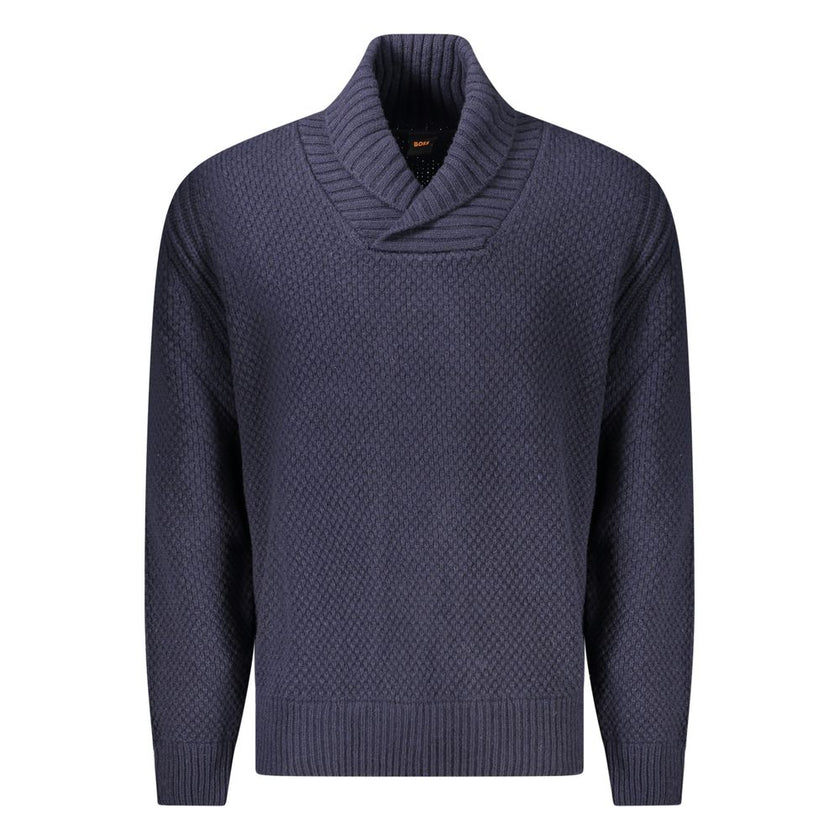 Blue Wool SweaterLONG SLEEVE SWEATER, CONTRASTING DETAILS, LOGOBlue Wool Sweater${tagsHugo BossAulae Blue Wool Sweater Hugo BossAulae Blue Wool Sweater LONG SLEEVE SWEATER, CONTRASTING DETAILS, LOGO 110296138070,11273,Blue,Clothing,Hugo Boss,M,Men,New wit