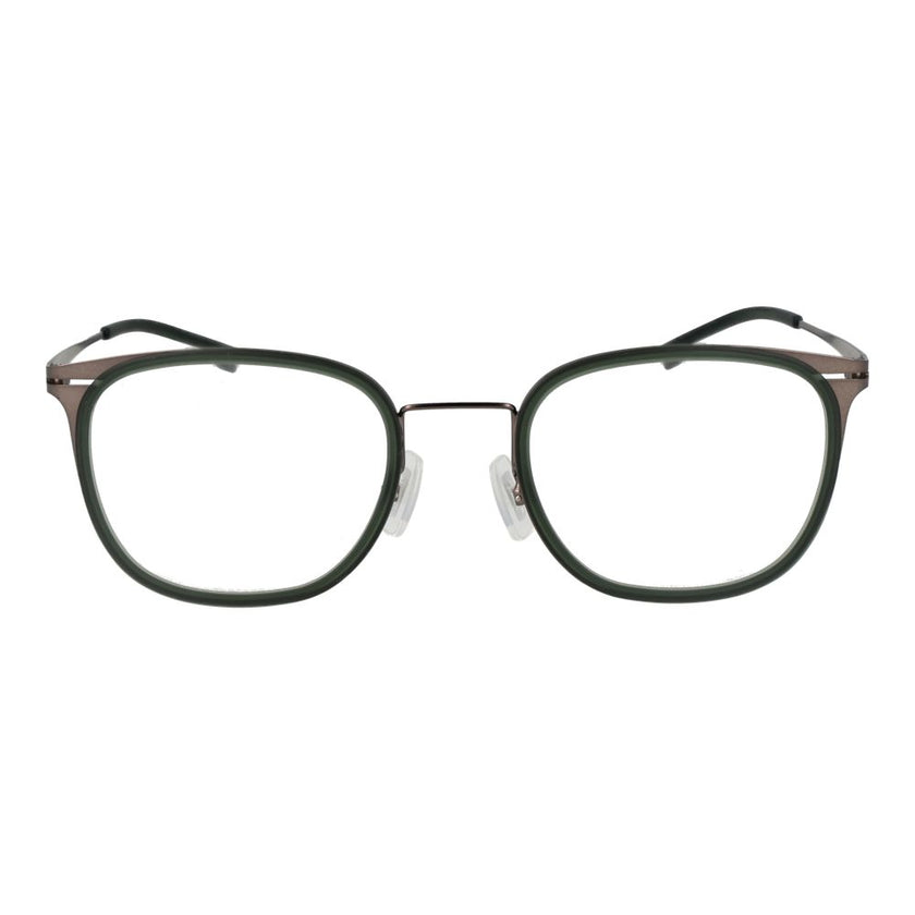 Green Stainless Steel Glasses (Frames)Gender Men Main color Green Filter Category None Extra No extra Frame color Green Frame material Stainless Steel Lenses Color Demo glasses Lenses Material Plastic Style Rectangle Lenses Effect No Extra Protection None