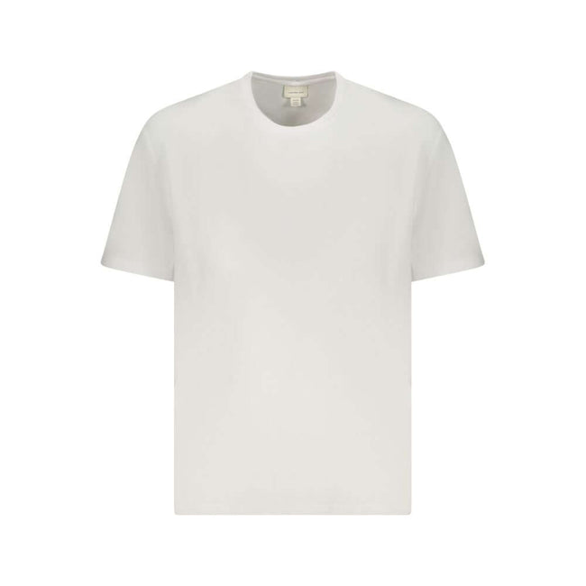 White Cotton Men T-ShirtDress to impress with this sleek Calvin Klein essential—a white short-sleeved t-shirt that exudes casual sophistication. Adorned with intricate embroidery and the iconic logo, this crew neck tee is a versatile addition to your ward