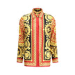 Multicolor Silk Pattern ShirtVersace’s Pure Silk Shirt is a luxury garment with distinctive character, embellished with the iconic Barocco print that decorates the entire surface. The short point collar and concealed button closure enhance the sophisticat